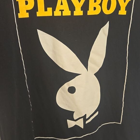 PLAYBOY Black and Yellow Short Sleeve Tee with Iconic Logo by pacsun - Picture 2 of 5